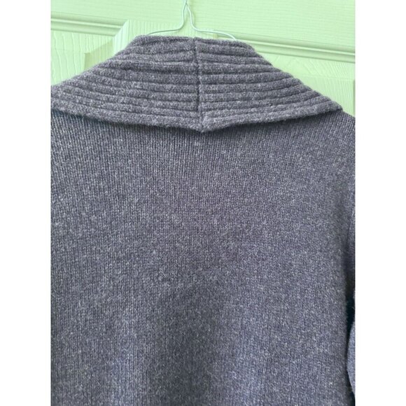 Pure Wool Womens Sweater Small Medium Vintage Purple Kerry Traditions Chunky - Picture 10 of 11